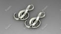 create modern 3d cad jewelry for 3d printing and 360 render
