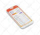 design UI app mockup realistic iphones androids laptop tablets