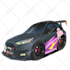draw your car into vector cartoon caricature