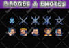 create custom twitch sub badges, twitch sub emotes, bit badges