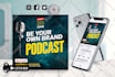 design a professional podcast cover art