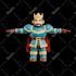 design 3d cute cartoon character modeling for mascot, printing, animation, game
