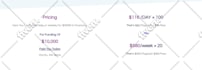 design merchant cash advance website landing page