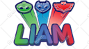 put your name or text on pj masks logo