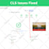fix cls issues in core web vitals for wordpress, shopify, and PHP