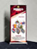 design roll up banner, retractable banner in 24 hours