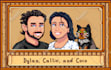 draw stardew valley style pixel art portrait and spritesheet