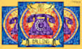 create stunning vintage stained glass posters