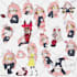 fullbody illustrations in the style of hazbin hotel