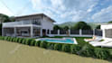 do photorealistic 3d architectural rendering, interior and exterior design