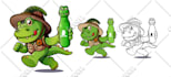 design a great premium mascot, cartoon logo character