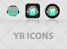 do professional  custom icons design set for app or website