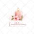 design an elegant hand painted watercolor logo for your brand
