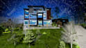 create exterior 3d modeling with revit, hd images with lumion