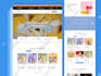 design saas landing page, website template, website mockup, and figma website