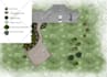draw landscape sketch, colored site plan, custom map illustration
