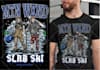 draw tshirt design with warren lotas style