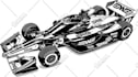 draw car vector illustration for t shirt design
