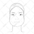 make a face chart in unique style