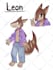 draw your furry or fursona reference sheet