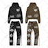 create y2k clothing design like zip up hoodie or tracksuit