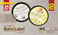 design lip balm label, stickers label badges