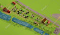 create an isometric 3d model