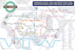 design subway or train vector map