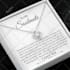 do attractive creative shineon necklace jewelry message card design