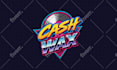 design a retro 80s logo and typography with vintage style