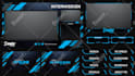 create custom twitch overlay and stream package for youtube, kick, and twitch