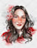 draw an artistic abstract digital watercolor from your photo