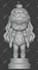 do design 3d chibi character model for 3d printing