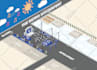 design 3d isometric event map and vector maps illustrations