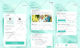 do mobile app design ui ux with clickable prototype