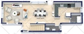 create 3d floor plan , floor plans , 3d rendering