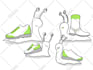 create cute stickman and stick figures