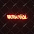 make a professional 3d typography artwork with chrome style