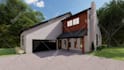 create 3d model sketchup realistic rendering house exterior