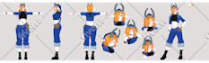draw character reference sheet for you character