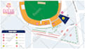 design rv park, campground map, festival maps, vector maps