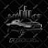 draw classic car illustration for tshirt design