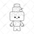 draw cute doodle character illustration
