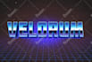 make your logo design in retro 80s vintage style
