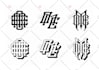 create hand drawn custom monogram logo