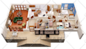 create 2d to 3d floor plan visualizations in 24 hours