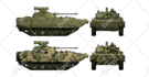 draw top, side, front, military pixel art sprite