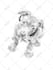 draw scribble sketches for cat dog or other pet