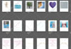 add name, number and border for your tarot, oracle cards