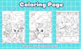 draw custom kawaii doodle and coloring pages that are unique